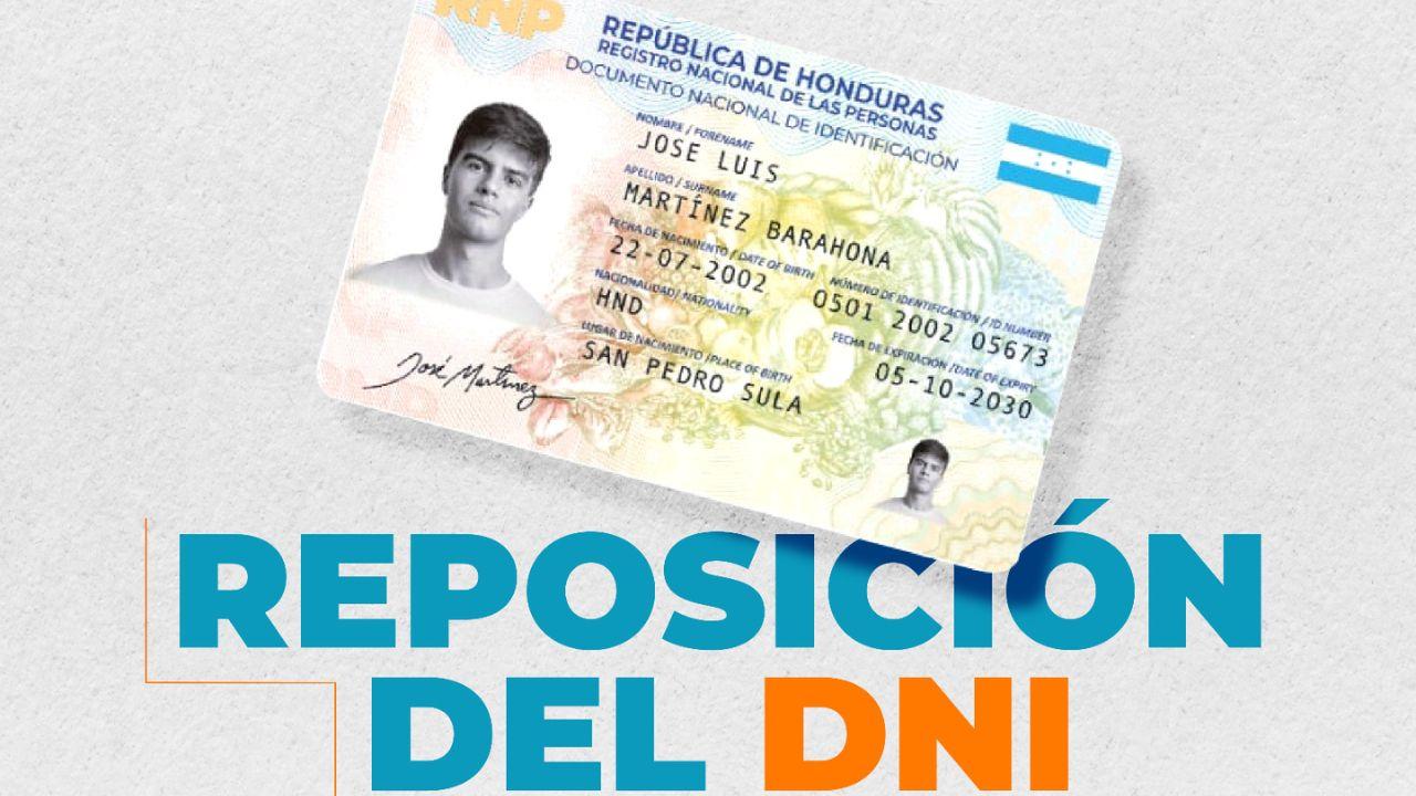 Imagen Principal de Nota: Eliminan cobro de 200 lempiras para reposición de DNI