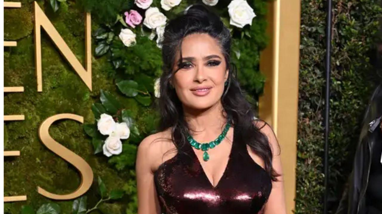 Imagen Principal de Nota: Salma Hayek impone tendencia: luce sus canas con orgullo a los 58 años en los Globos de Oro