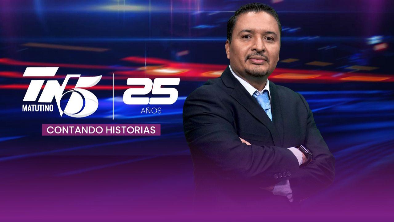 Imagen Principal de Nota: TN5 Matutino celebra 25 años informando a Honduras: El noticiero que marca la agenda del país