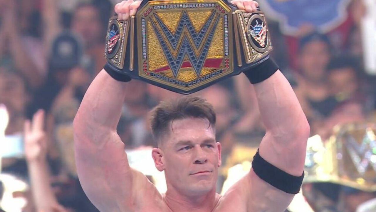 Imagen de John Cena se corona 17 veces campeón mundial en WrestleMania tras polémica victoria