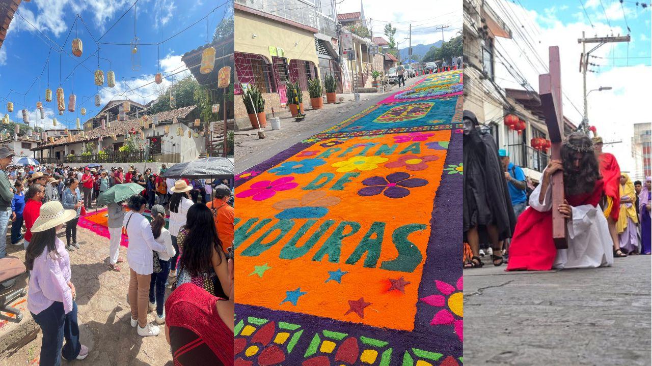Imagen de Alfombras de Semana Santa en Honduras: una tradición efímera que une arte, fe y cultura