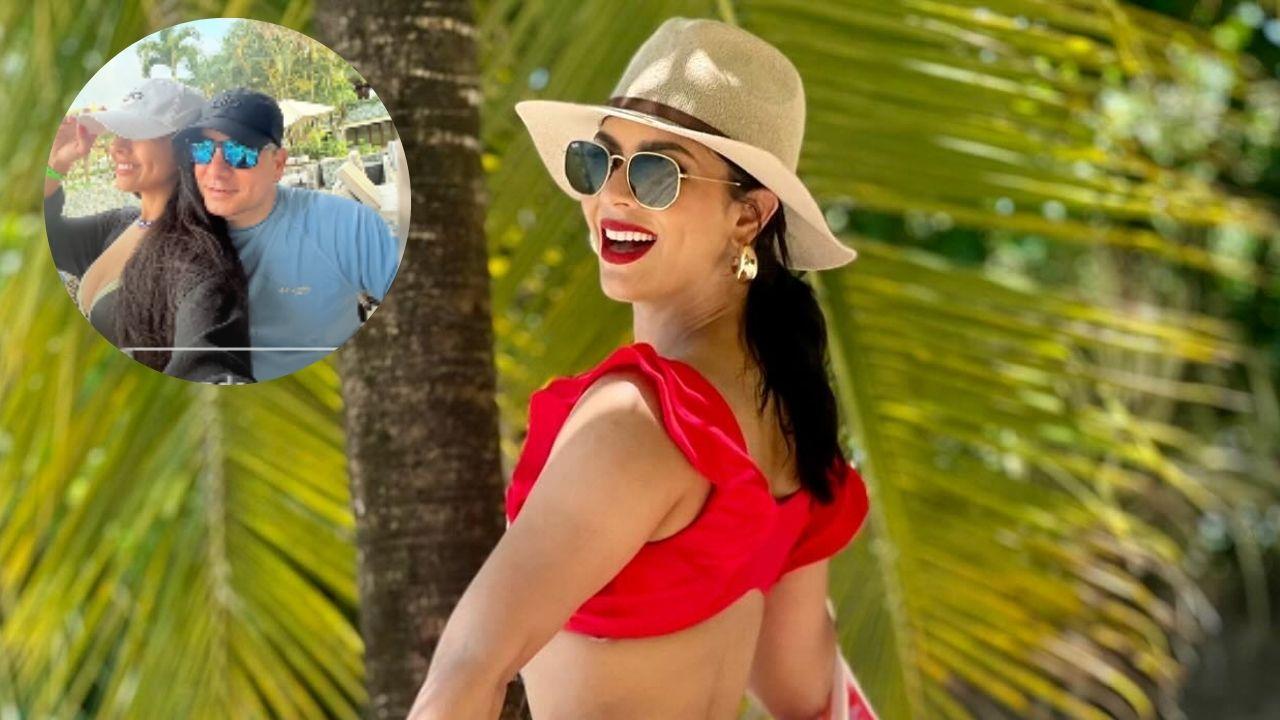Imagen de Loren Mercadal y su esposo disfrutan romántica escapada en playas de Honduras