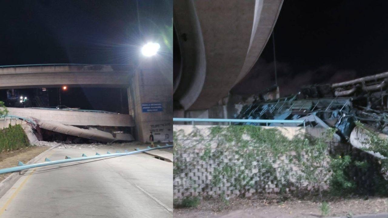 Imagen de Cierre de calles tras caída de puente en colonia 21 de Octubre en Tegucigalpa: Rutas alternas