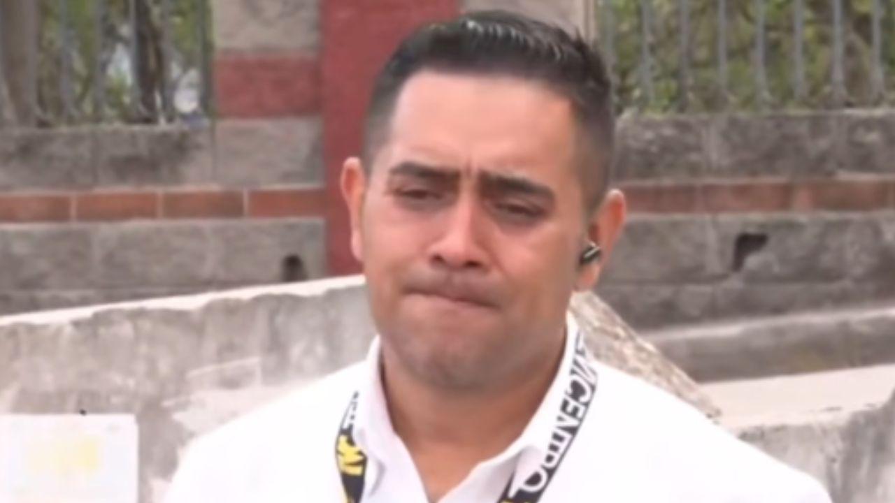 Imagen de Periodista Adalid Hernández rompe en llanto tras ayudar a bebé con cardiopatía