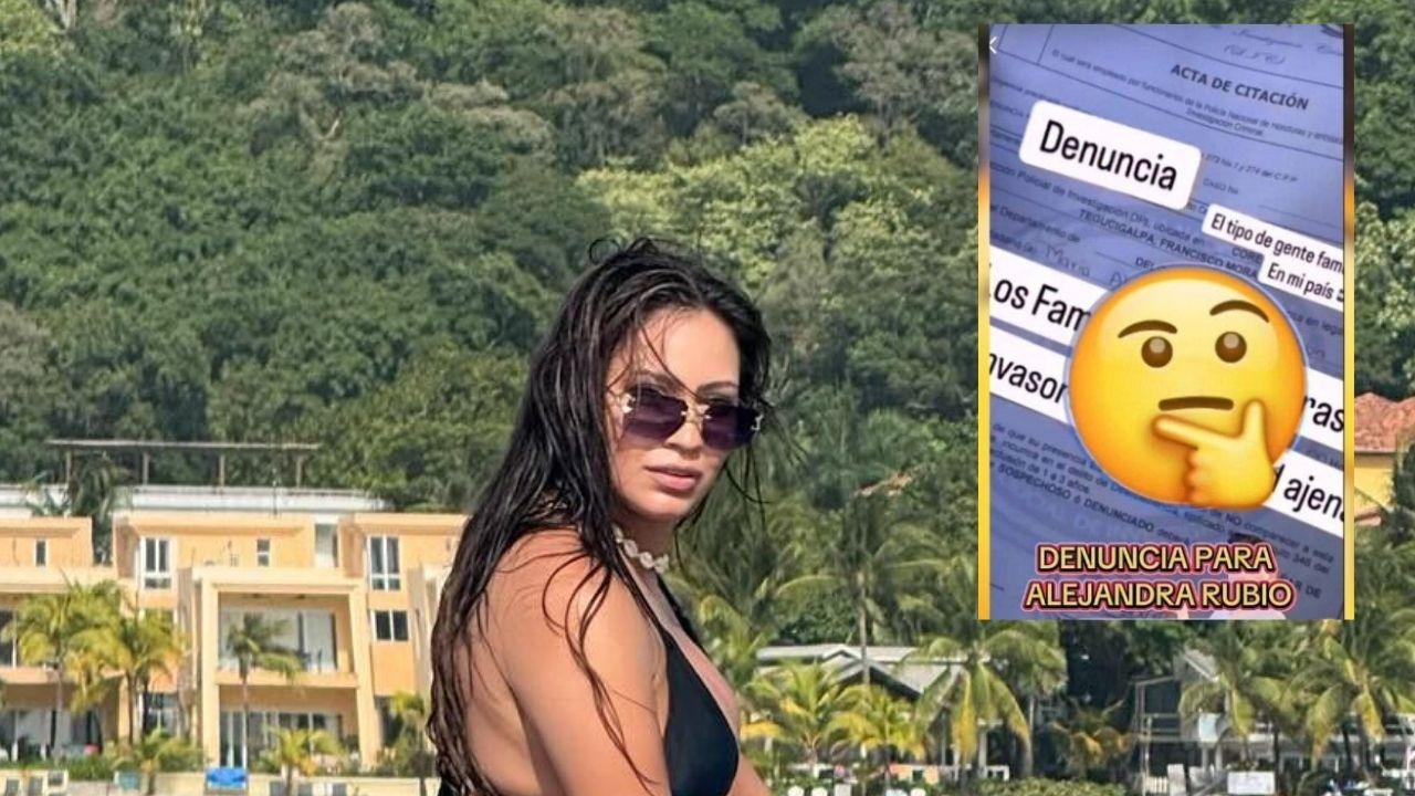 Imagen de Alejandra Rubio disfruta en Roatán mientras se viraliza supuesto demanda por desalojo