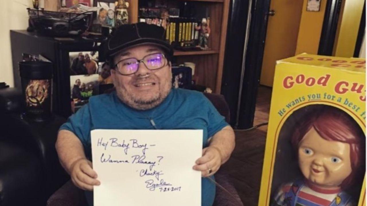 Imagen de Ed Gale, el actor que dio vida a Chucky, murió a los 61 años