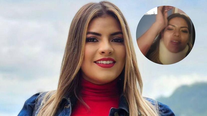 Saraí Espinal revela su estado de salud y el de su hija, tras accidente de tránsito en el sur de Honduras