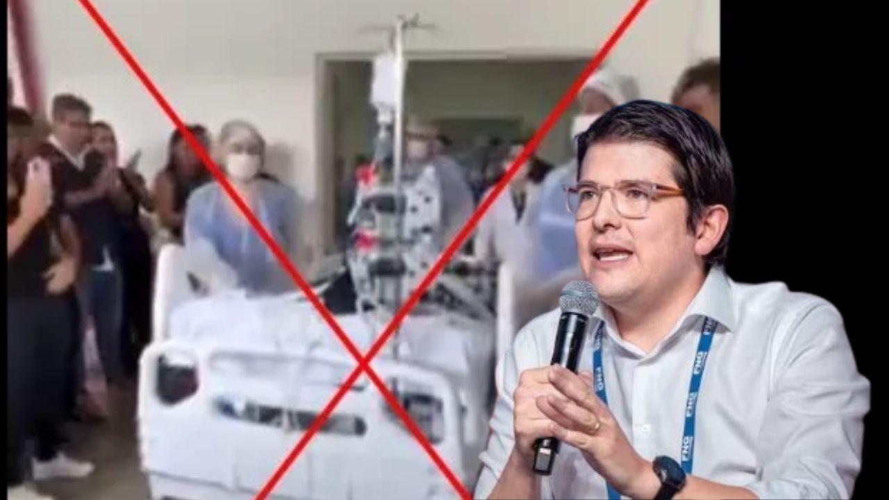Imagen de Falso: video viral de Miguel Uribe saliendo de UCI no corresponde al atentado