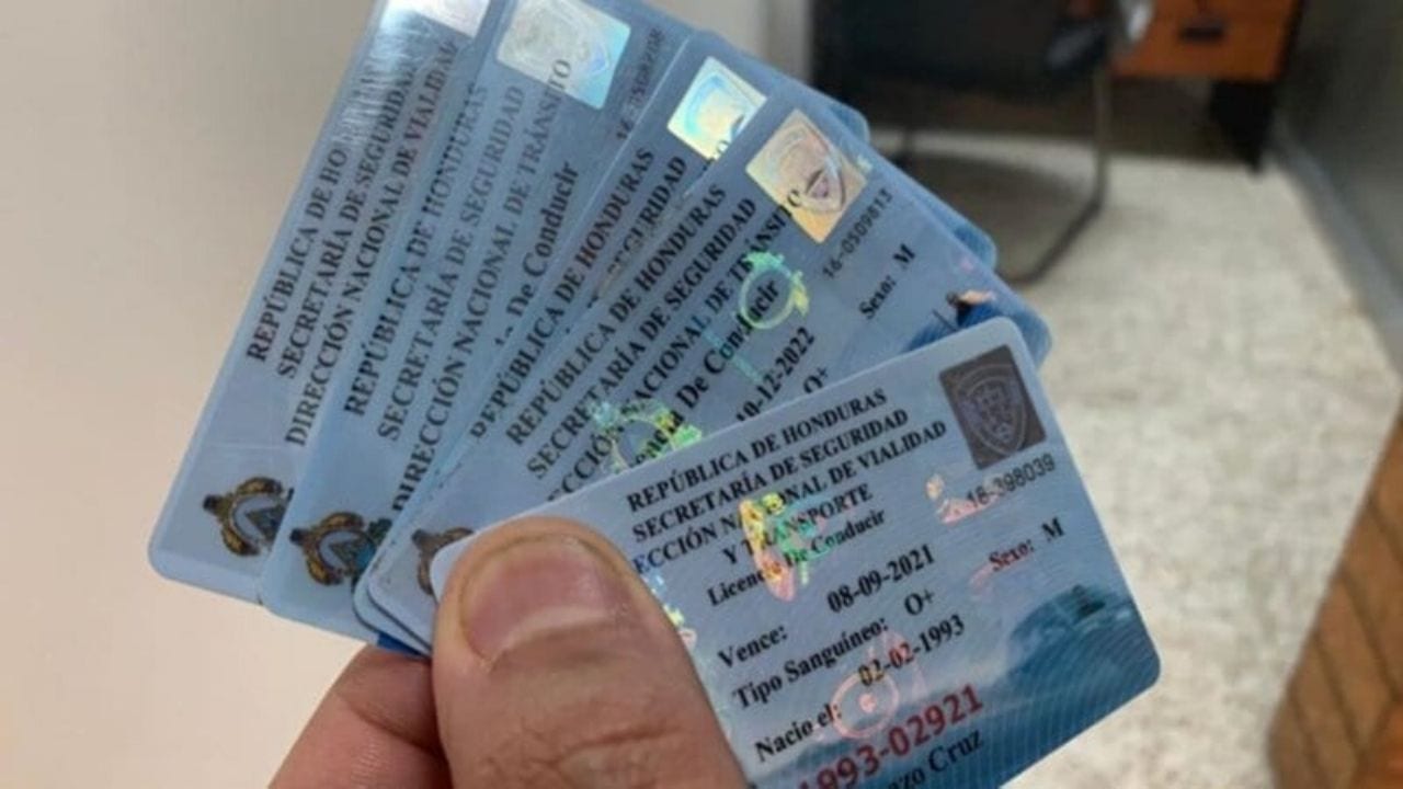 Imagen de Estos son los precios de las licencias de conducir en Honduras