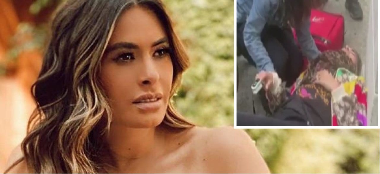 Imagen de Galilea Montijo sufre aparatosa caída debido a la lluvia y se desmaya