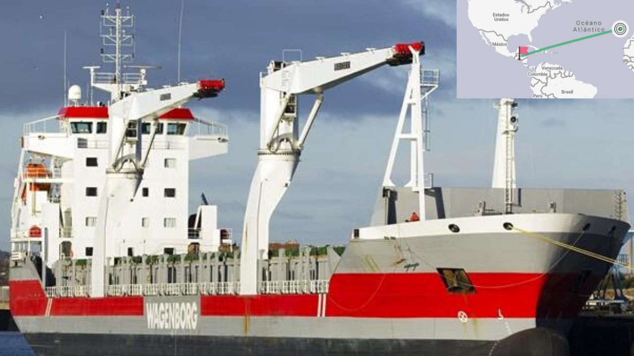 Imagen Principal de Nota: Este mes y a esta hora llegará el buque que trae los hospitales móviles a Puerto Cortés