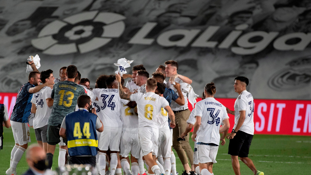 Imagen Principal de Nota: Real Madrid consigue el campeonato en época de coronavirus