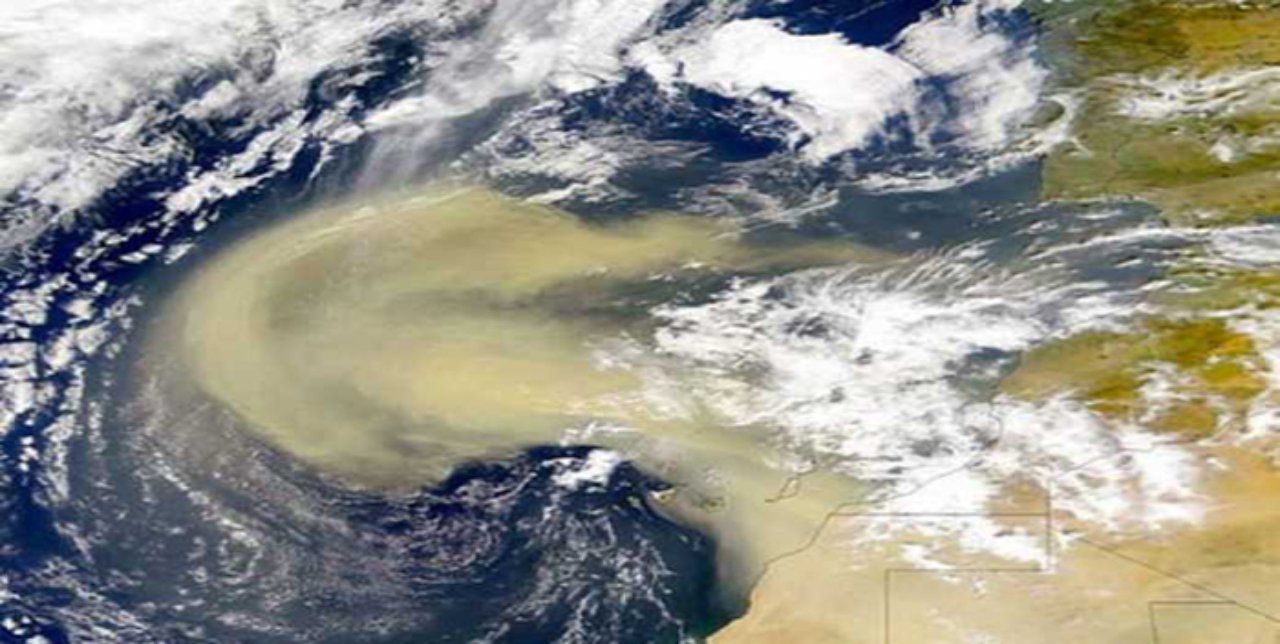 Imagen de Polvo del Sahara ingresará el miércoles al territorio hondureño
