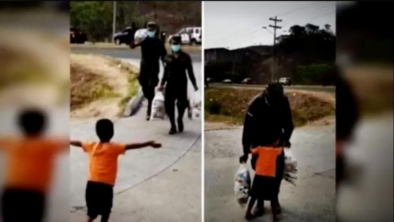 Imagen Principal de Nota: Niño hondureño recibe casa tras hacerse viral por abrazar a un militar