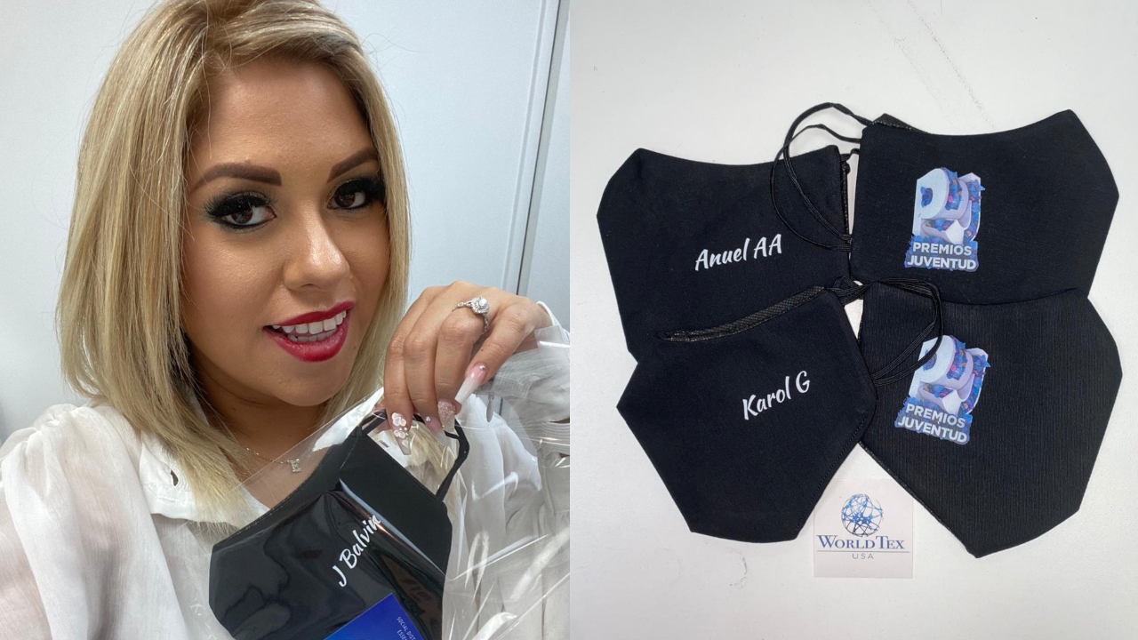 Imagen Principal de Nota: Diseñadora hondureña crea mascarillas para los famosos de Premios Juventud