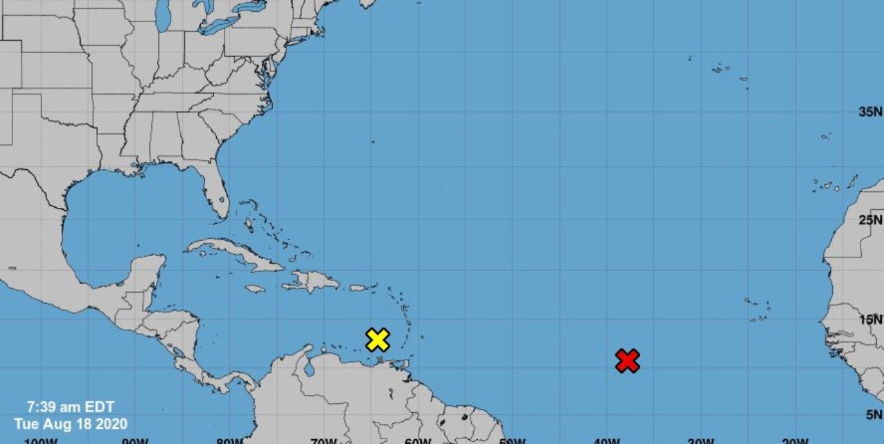 Imagen de Centro Nacional de Huracanes en Miami alerta a Honduras ante la amenaza de una tormenta tropical