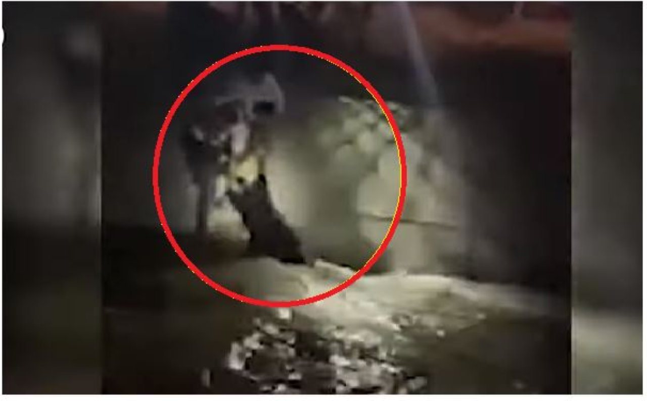 Imagen de 'La migra' rescata a inmigrante hondureño que estuvo a punto de ahogarse en El Paso, Texas