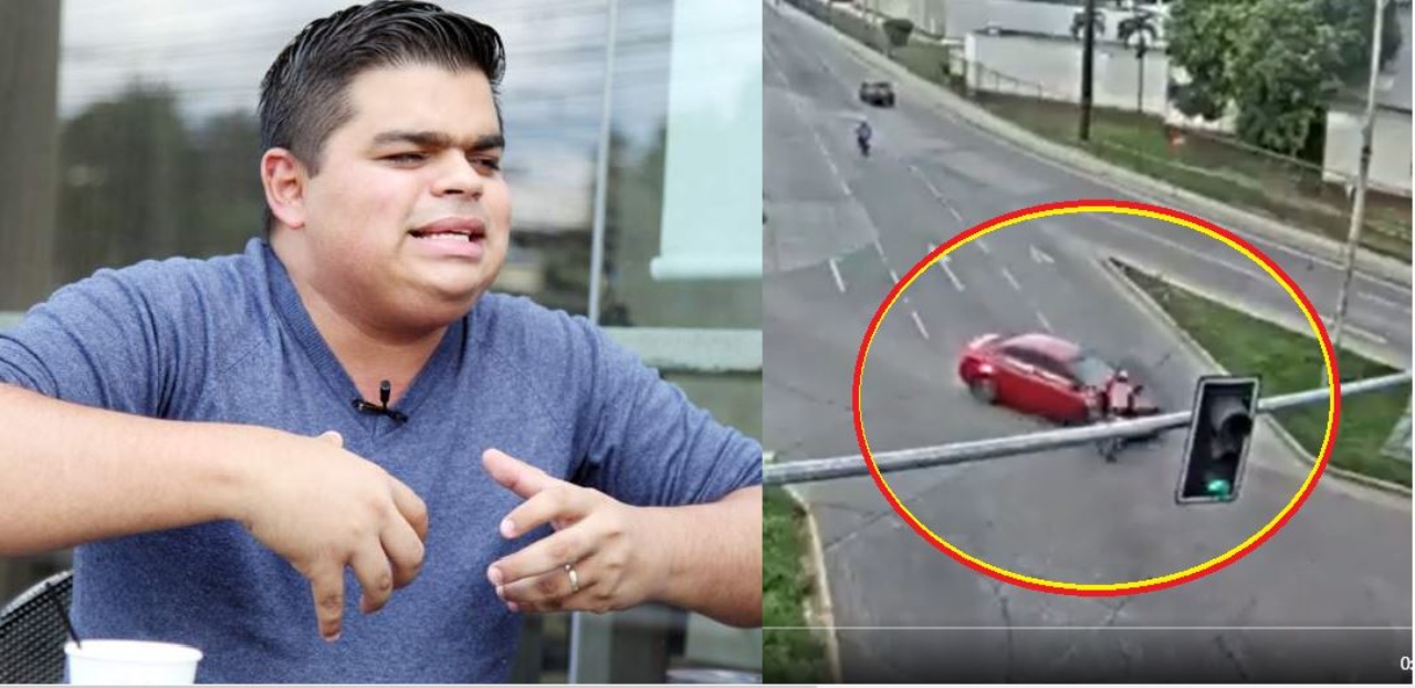 Imagen Principal de Nota: La indignante reacción de Rely Maradiaga tras ver vídeo de accidente vial que dejó tres heridos y cuyo conductor se dio a la fuga