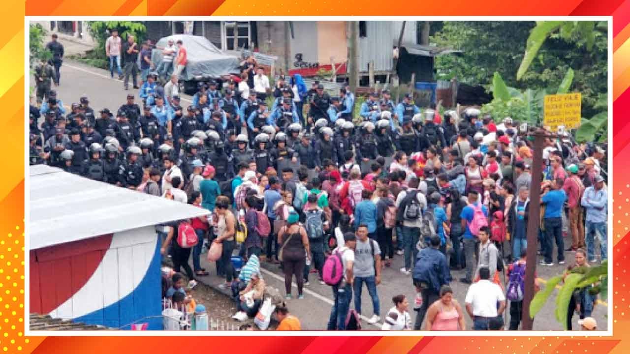 Imagen Principal de Nota: Frente a Frente: ¿Qué hay detrás de esta nueva caravana de migrantes hondureños?