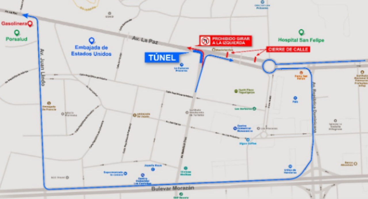 Imagen Principal de Nota: ¡Atención, capitalinos! Avenida La Paz en Tegucigalpa estará cerrada a partir del miércoles