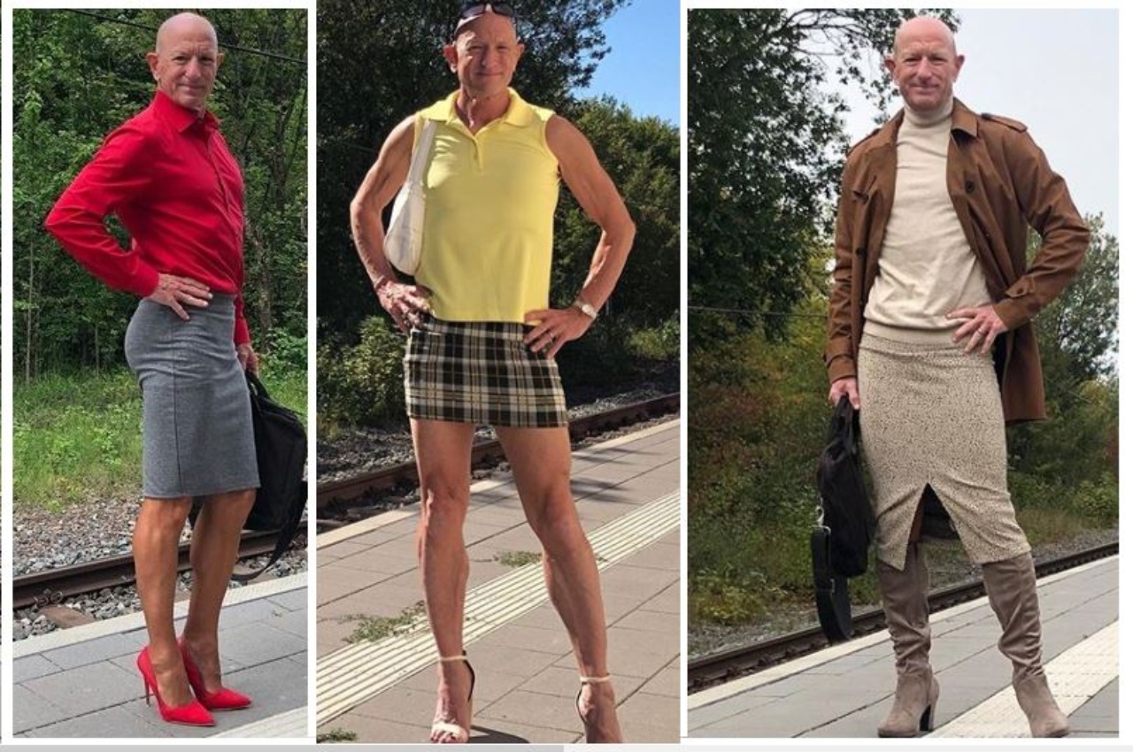Imagen de ¿Quién es Mark Bryan, el hombre que se hizo viral por usar faldas y zapatillas?