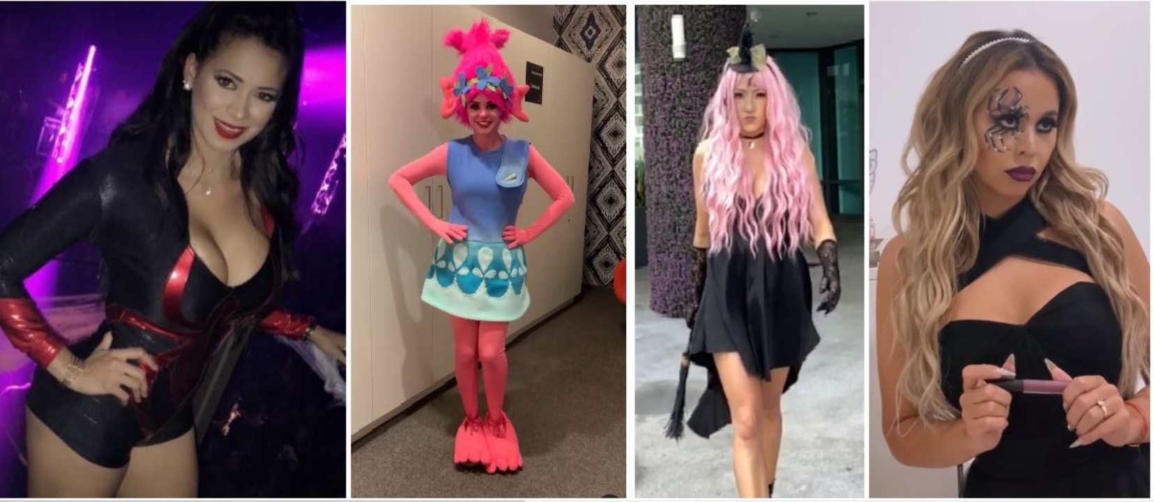 Imagen Principal de Nota: Famosas hondureñas radicadas en Estados Unidos celebran Halloween con divertidos disfraces