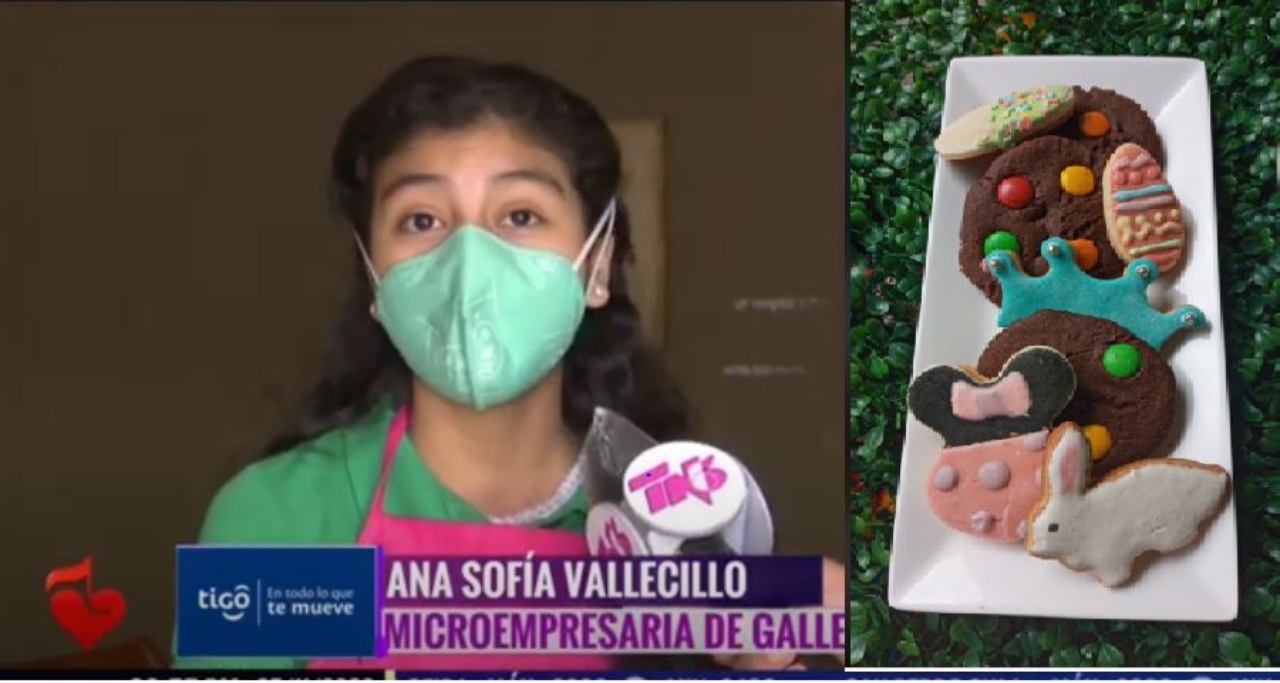 Imagen Principal de Nota: Ana Sofía, la niña hondureña de 12 años que emprendió con una repostería en plena pandemia