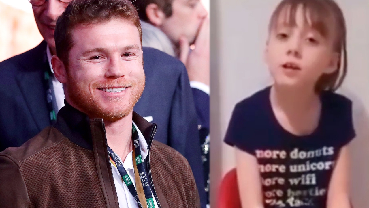 Imagen de El famoso boxeador Canelo Álvarez responde a  niña que solicitó su ayuda ¡Mira el tierno video!