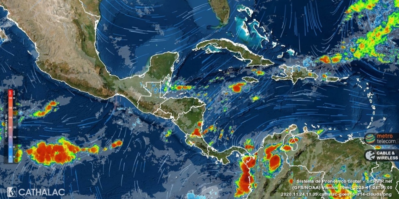 Imagen Principal de Nota: Pronostican más lluvias en Honduras para las próximas horas producto de una onda tropical y frentes fríos