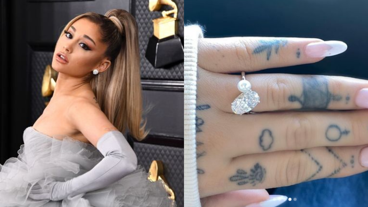 Imagen Principal de Nota: El significado detrás del impresionante anillo de compromiso de Ariana Grande