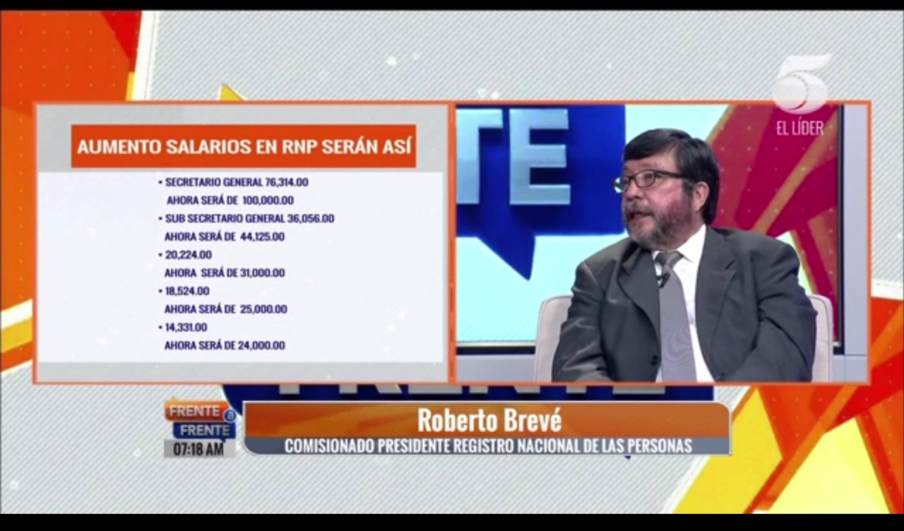 Imagen de Reordenamiento interno permite reajustes salariales,  afirman comisionados del RNP