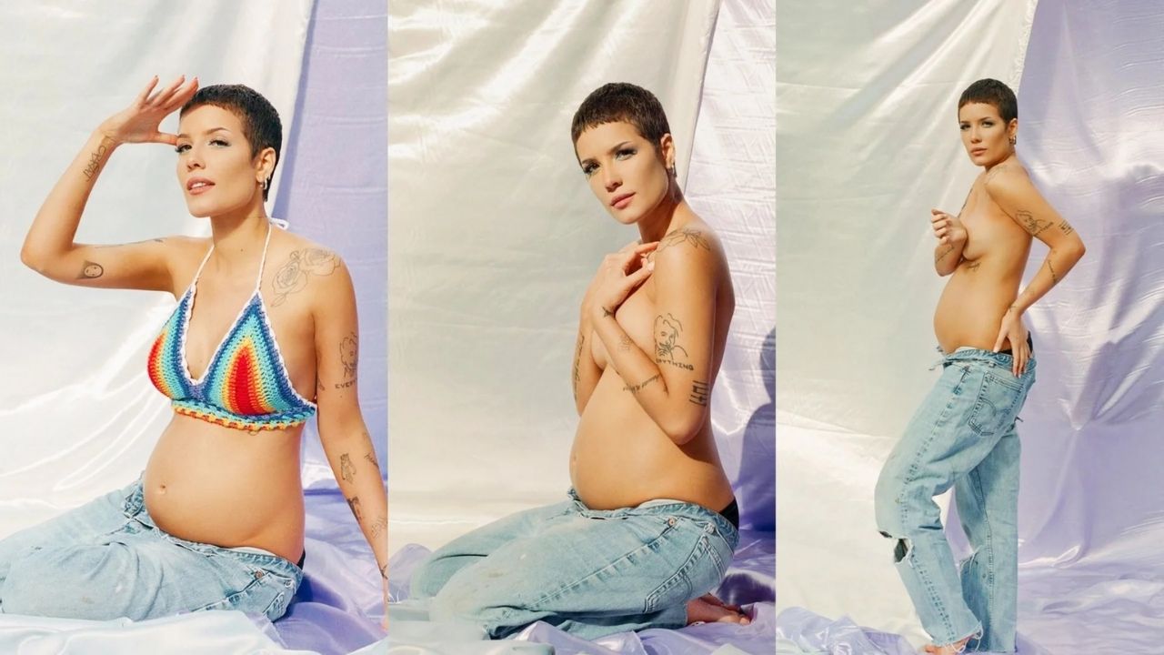 Imagen Principal de Nota: La cantante Halsey anuncia en sus redes sociales que está embarazada