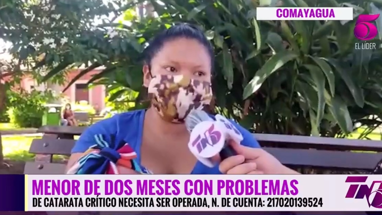 Imagen Principal de Nota: Bebé menor de dos meses de edad necesita ser operada para poder mirar