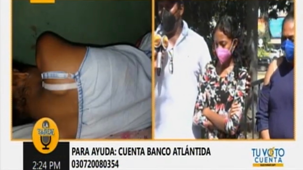 Imagen Principal de Nota: Niña hondureña de escasos recursos urge de ayuda para ser operada de su columna