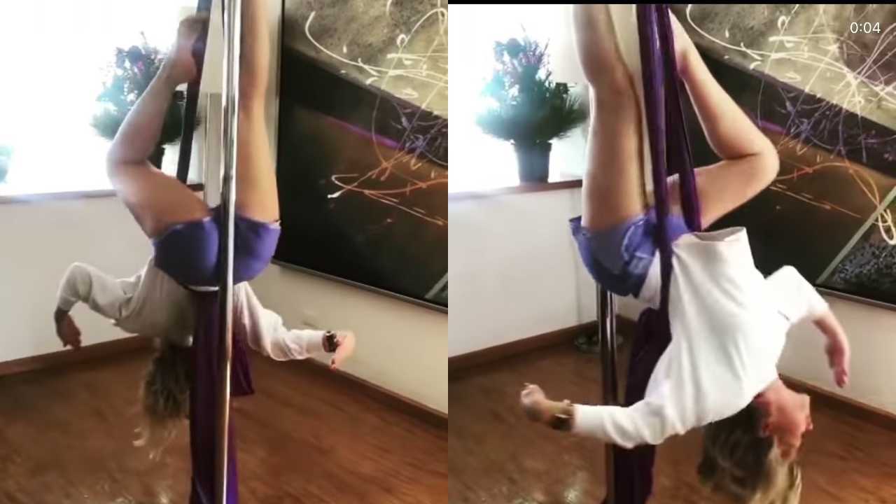 Imagen Principal de Nota: Itatí Cantoral pone de cabeza a sus seguidores al practicar con sensualidad el pole dance