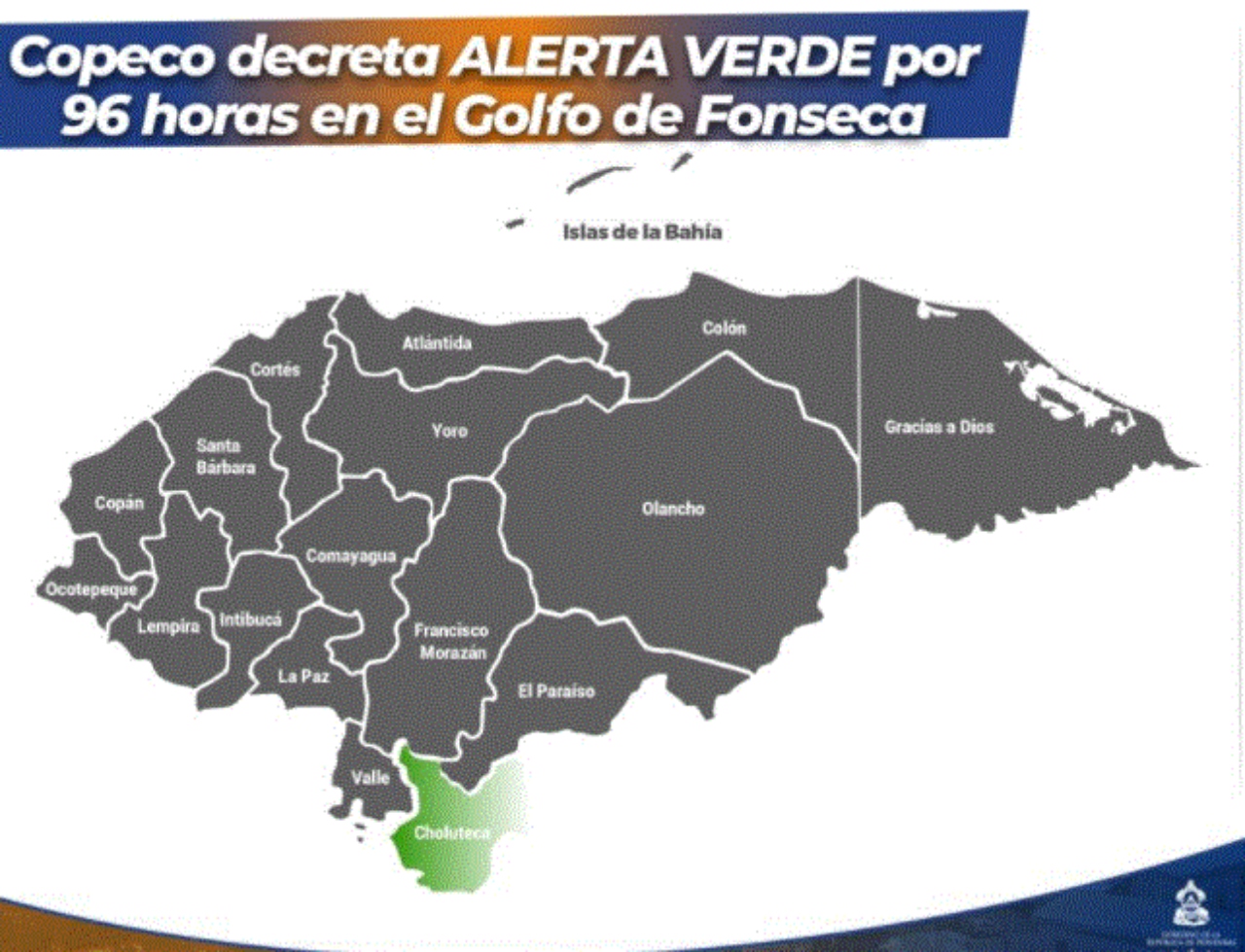 Imagen Principal de Nota: Emiten alerta verde para la zona sur de Honduras ante alto oleaje en el Golfo de Fonseca