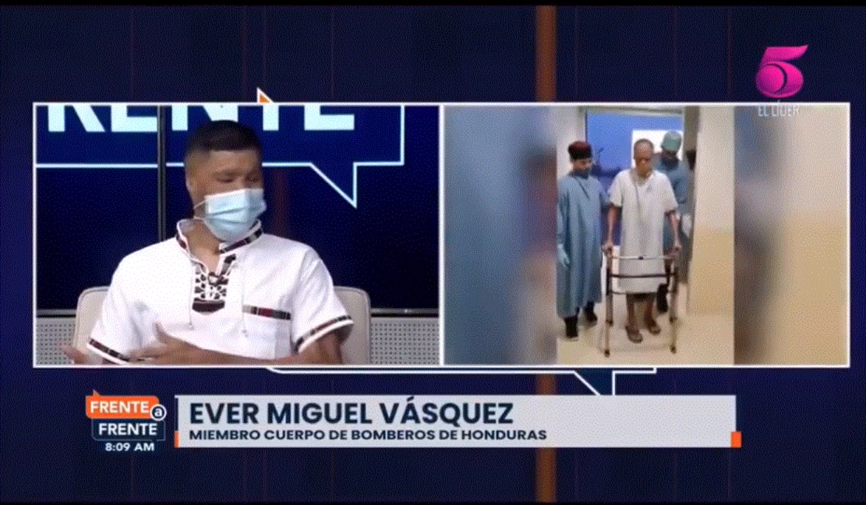 Imagen Principal de Nota: 'Aún tengo los gritos de mis compañeros en mi memoria', el duro testimonio del bombero hondureño Ever Velásquez
