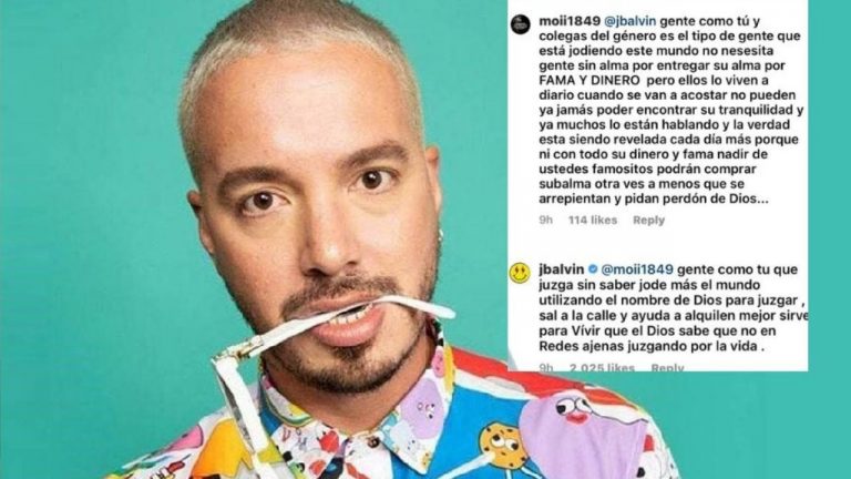 Imagen Principal de Nota: J Balvin puso en su lugar a seguidor que lo llamó ‘gente sin alma’