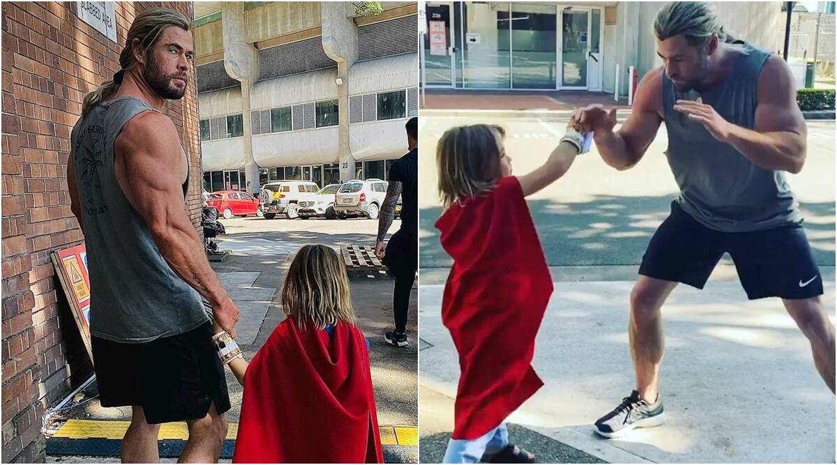 Imagen Principal de Nota: Chris Hemsworth decepcionado, su hijo prefiere ser Superman en vez de Thor