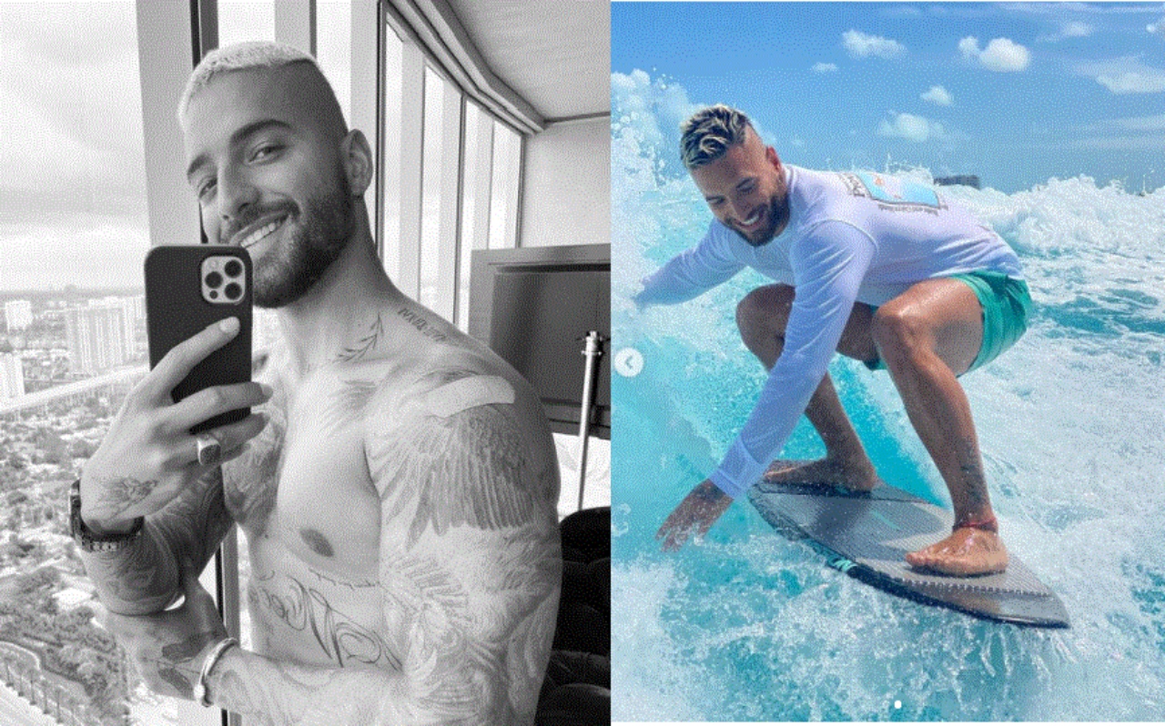Imagen de Maluma demuestra su talento surfeando y su vídeo es furor en redes