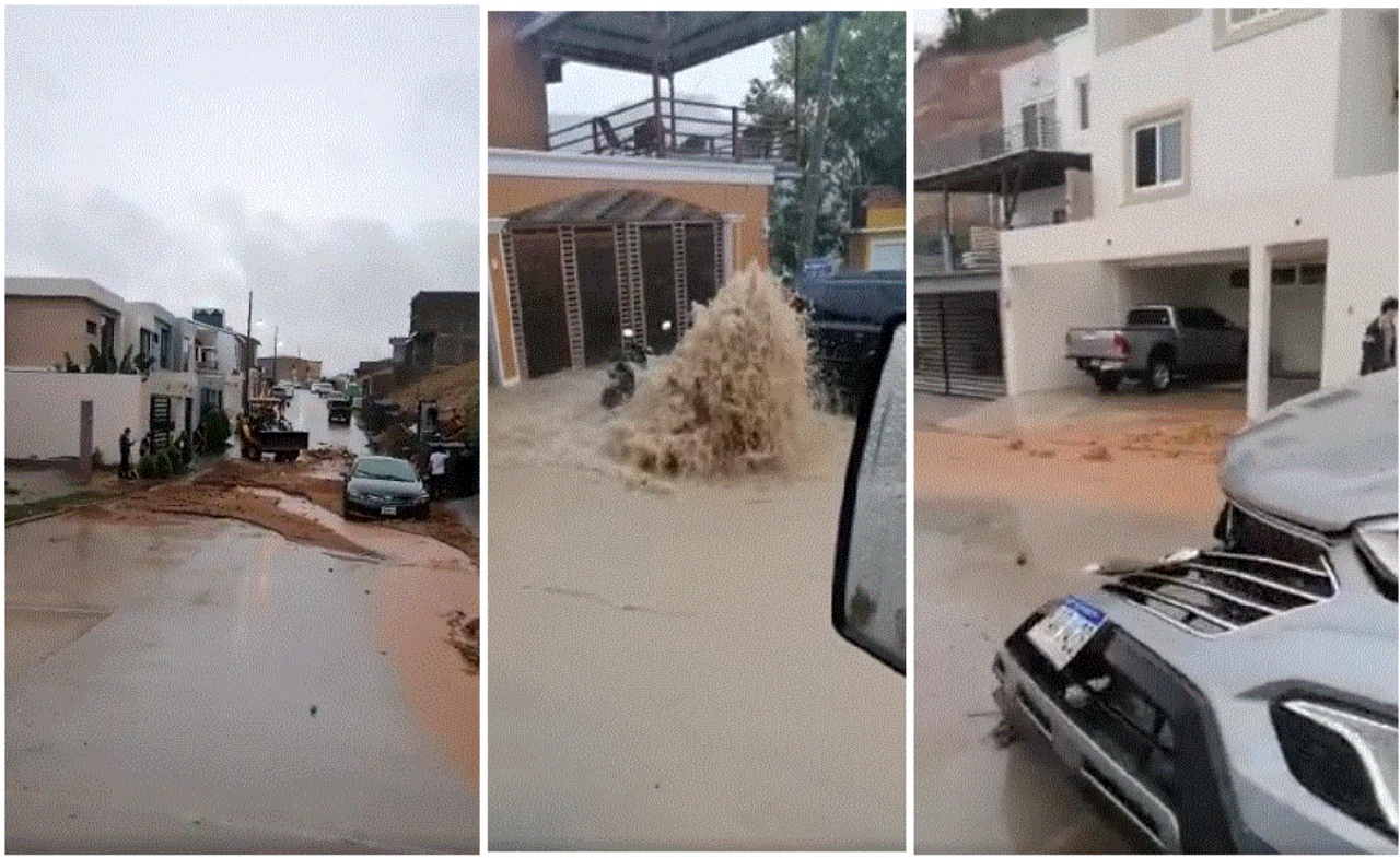 Imagen Principal de Nota: Videos: Residenciales inundadas, calles bloqueadas y accidentes, el saldo de unas horas de lluvia en la capital
