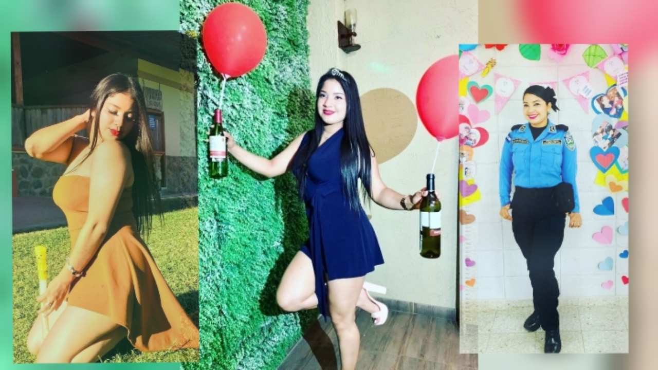 Imagen de Génesis Alvarado, la otra policía hondureña que está enamorando en redes por su belleza