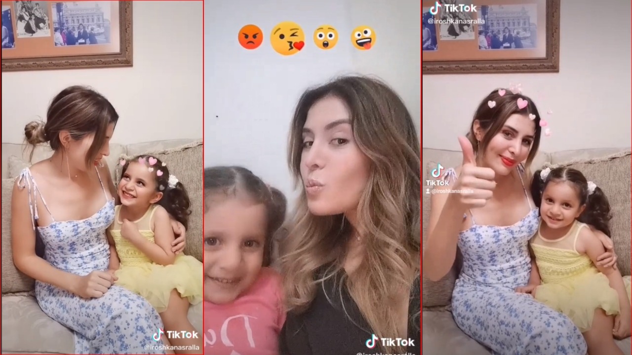 Imagen Principal de Nota: ¡Vídeos! Así se divierten Iroshka Elvir y su hija Alicia Nasralla cuando Salvador no está