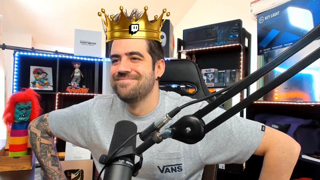 Imagen Principal de Nota: ¡En hora buena! AuronPlay se convirtió en el streamer más visto en Twitch