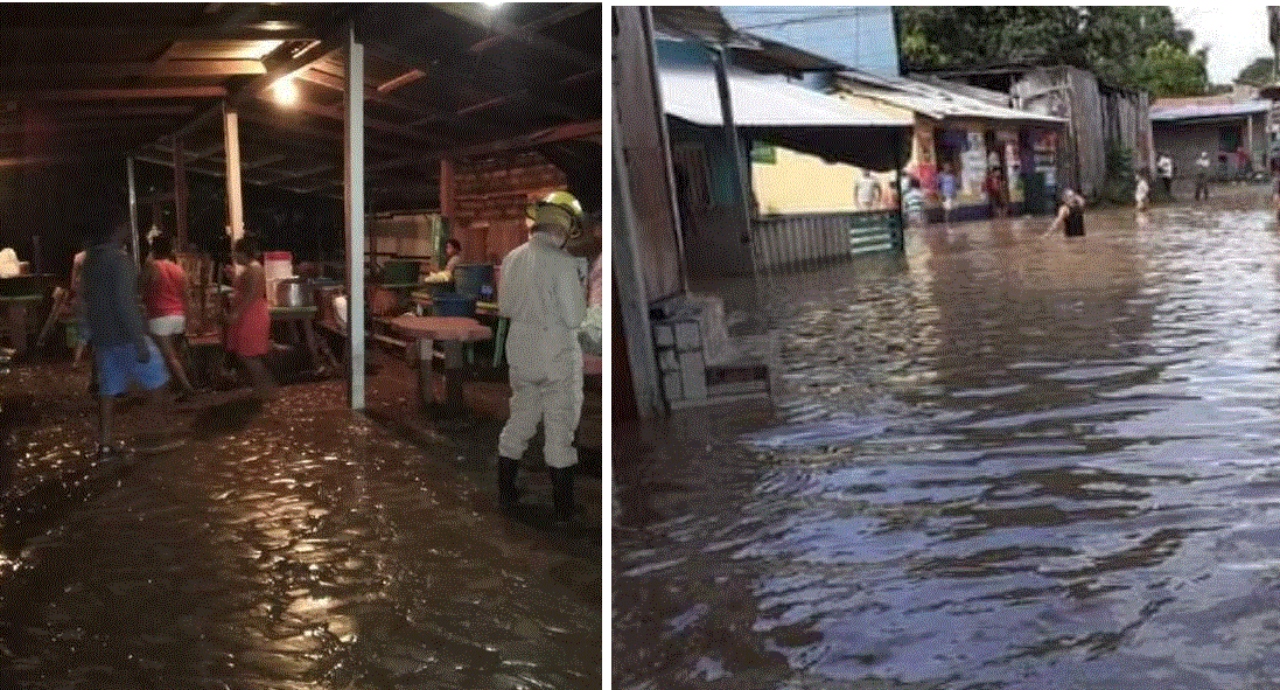 Imagen Principal de Nota: Lluvias en Honduras: unas 150 familias afectadas por inundaciones en Olancho, mientras huracán Grace acerca su paso