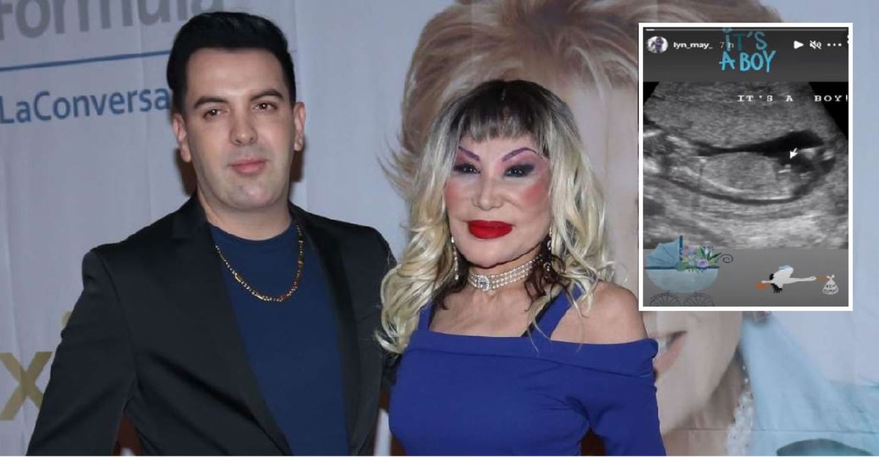 Imagen de Lyn May reveló el sexo de su bebé con ultrasonido y sigue causando furor con embarazo a los 68 años