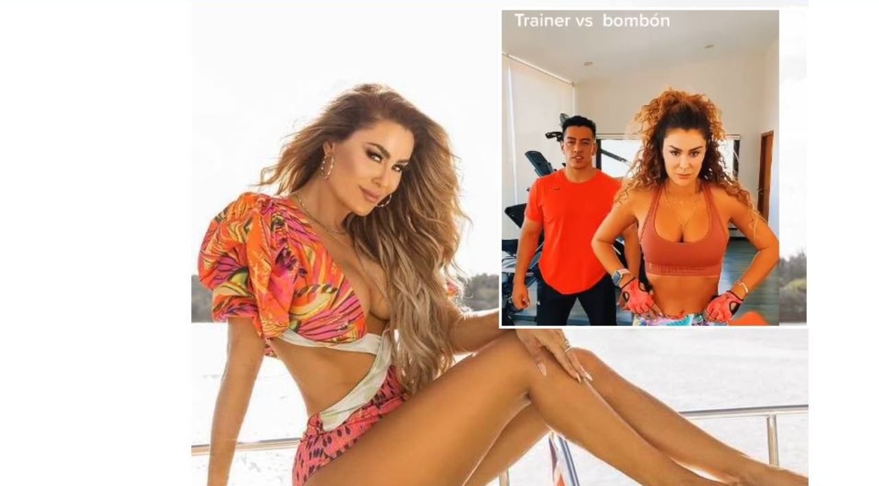 Imagen de Ninel Conde se olvida de Larry Ramos y lanza reto de baile junto a su entrenador personal