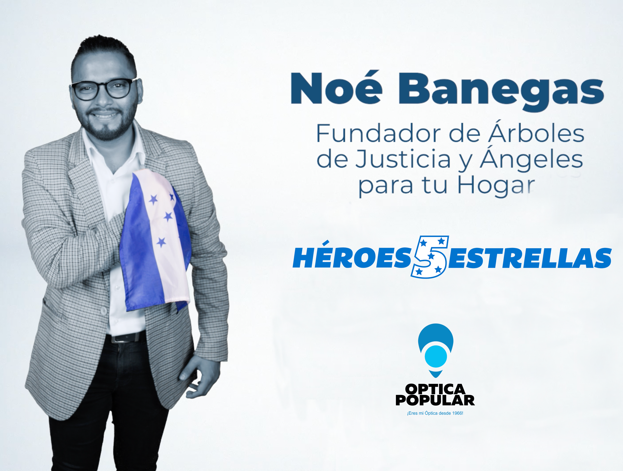 Imagen Principal de Nota: Óptica Popular destaca la trayectoria de Noé Banegas