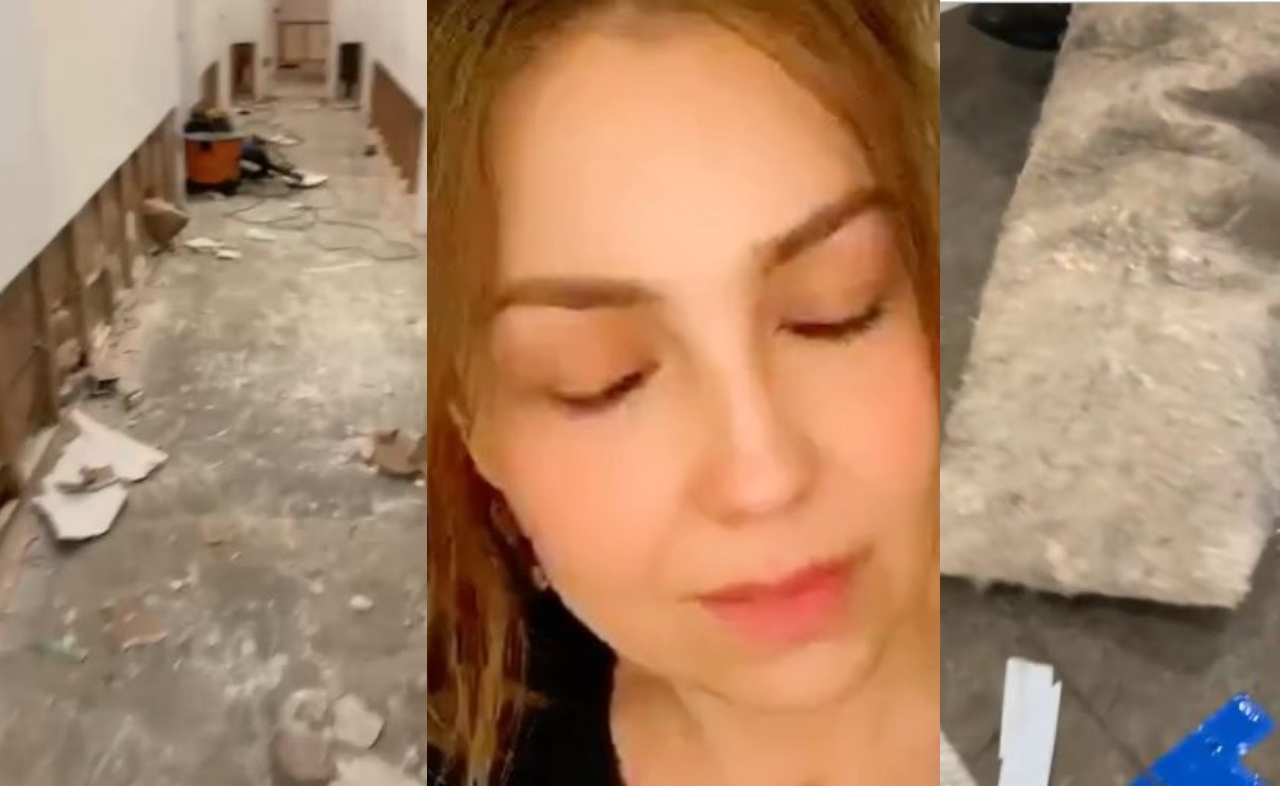 Imagen Principal de Nota: Thalía vivió momentos de terror al ver como su casa se inundó por diluvio en Nueva York