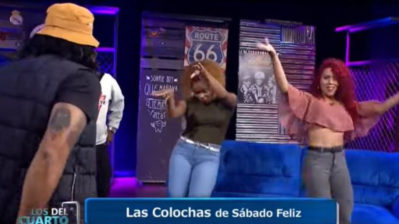 Imagen de Los del Cuarto recibieron a ‘Las colochas’ de Sábado Feliz y por fin aprendieron a bailar